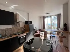 Cap Esterel, T2 pour 4 voyageurs, vue mer, parking et piscine