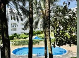 Apartamento con Vista y Piscina Salada, Cerca de la Playa y Parque Natural, Wi-Fi Gratis - ES-258-112