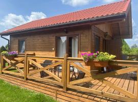 Domki caloroczne z antresola Przytulisko na Mazurach, holiday home in Ruciane-Nida