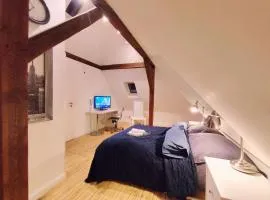 Bedroom with free parking