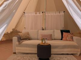 Bell-tent Noord, glamping en Lappeenranta