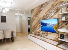 Appartement de LUXE à la MARINA de SAÏDIA Résidence TAMARIS, Vue PISCINE, Parking VIP、サイディアのホテル