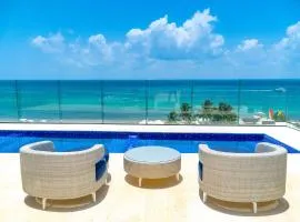 Luxury 2 BR Condo with Private Jacuzzi & BBQ - At Cruz con Mar - Maricruz