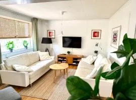Comfortable guest rooms with fully equipped kitchen and cosy living room.