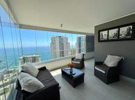 Espectacular vista al mar con cancha de padel