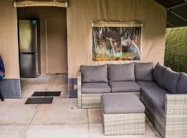 Safari Tent in Nommern near Forest, cleaning included