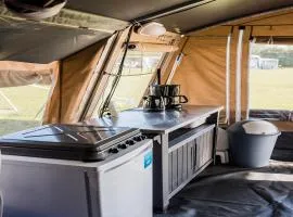 Tent Lodge in Nommern near Forest, cleaning included