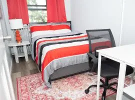 Ruby Room at Brighton Beach 2-Min Walk to Ocean & Subway Chic Stay
