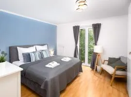 Deluxe-Apartment I Balkon I Tiefgarage I WLAN