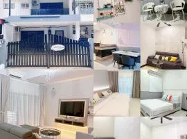 Sitiawan 2-storey 4room5BedsWifi 10pax near Jetty