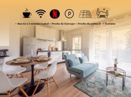 Le Cocon de Saint-Priest 1 Chambre Terrasse et Parking, Hotel in Saint-Priest