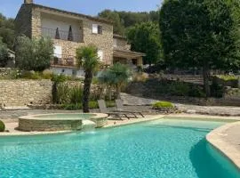 La Souvenance, mas avec vue panoramique et piscine