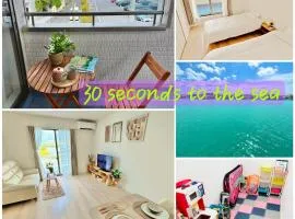 30-second walk to the sea! New house 紫葉! You can see the sea from every floor! maximun 10 people!