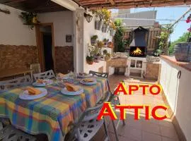 Ático, terraza y Barbacoa