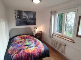 Small Double Room, bed 140x200cm, in very quiet and cosy house!