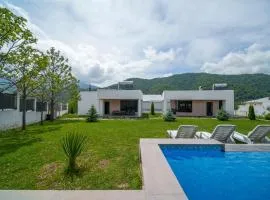 Cinema Pool & Hot Tub Luxe White Villa Dilijan