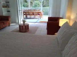 2 bedrooms private bathroom 2 queen beds own entry