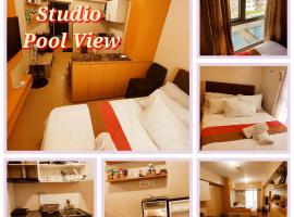 619 Tower 3 Avida Atria Iloilo Pool View Comfy Cozy Central Studio Unit, hotel di Iloilo City