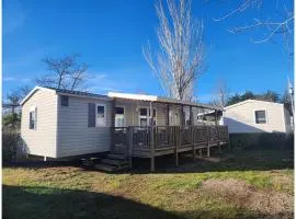 Mobil-home Clim, TV, LV, LL Camping LA CARABASSE 4étoiles - MH-A014