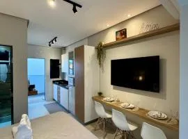 Studio1 aconchegante com garagem exclusiva e varanda