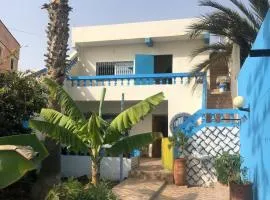 Banana beach house with garden!