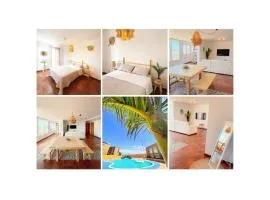 Apartamento Casa Bamboo Corralejo, relax, piscina y parking privado