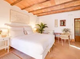 PATXO, Doppelzimmer auf Finca Zenara, Wifi, Klima, XXL Pool, Terrasse, Yoga, Gemeinschaftsküche