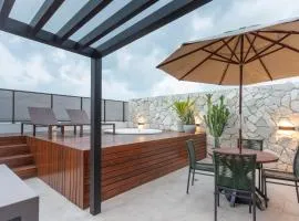 Apto Cobertura com jacuzzi, churrasqueira e vista mar, URBANI 906