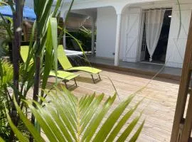 Cottage de la Plage - Le Gosier, proche plage, jacuzzi, location Prestige Caraïbes