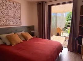 Chambre Canopée - maison exotique