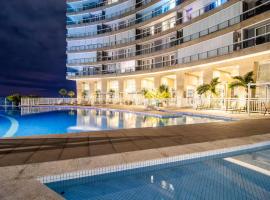 Best Building in Santos - 2 bedrooms! - Sea Front, hotel in Santos