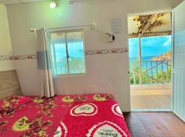 Đảo Bình Ba, Khách sạn view biển, tầng cao, không nhận khách quốc tế, phòng giường đôi, nhận cọc mới giữ phòng, Hotel in Ấp Binh Ba