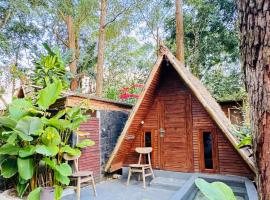 Triangle House and hot spring