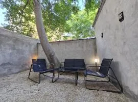 GregBnb - Studio Mezzanine - Cour exterieure - Clim