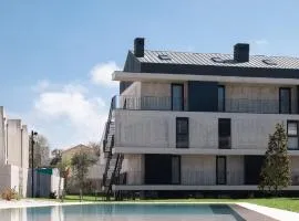 Sunny Duplex with Pool and Ofir Beach Nature Escape