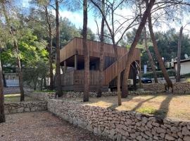 Vila Miniatura Luxury Mobile Home in Camp Oaza Mira，位于德拉格的酒店