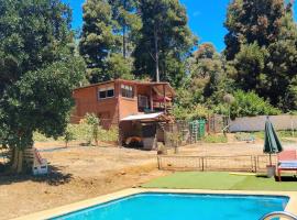 Caba&ntilde;a Altos de Parra Tome 2025 - piscina temporada verano, &sigma;&alpha;&lambda;έ &sigma;&epsilon; Tome