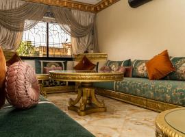 Family apartment with balcony and Netflix, hotel v destinaci Temara