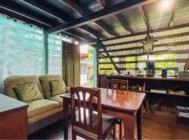 Rustic wooden little house close to the beach