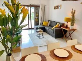 Apartamento moderno cerca de la playa, aire acondicionado, 2 dormitorios, jardín común - ES-376-18