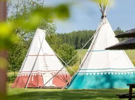 Teepee a karavanové stání Koupálo Janovičky