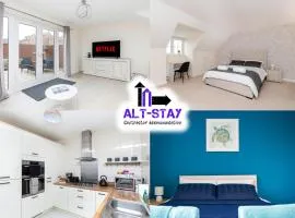 Alt-Stay Wakefield, Pinderfields General Hospital - 2x En-suites & King Size Beds - Parking - Fast Wi-Fi - Ideal For Contractors & Long Stays