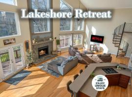 Lakeshore Retreat with Lake Lanier views & hot tub, pronájem domu u jezera v destinaci Landrum