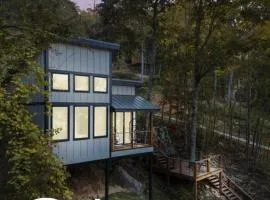 The Evergreen Treehouse with Winter Views