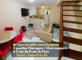 Casa 2qts Churrasqueira Condomínio Pássaros Peró