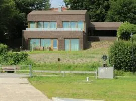 Architect House With Vintage Classics By River