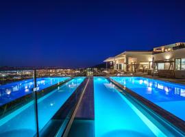 Villa Kedria with a panoramic ocean view, hotel in Soúda