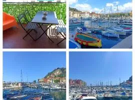 Port de Nice-charmant appartement bucolique ! vue port