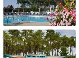 Chez Maya 2 chambres dont suite parentale et 2 salles de bain dans camping 4 étoiles