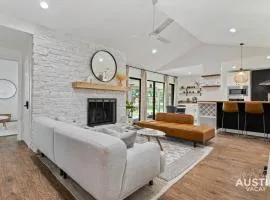 Backyard w Deck, Yoga Space 3BR 2BA Home Parking Near Domain by Austin Vacay